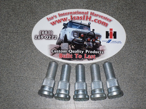Front Wheel Stud Set for 74'-80' Scout II w/ Disc Brakes