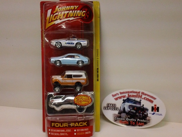 Johnny Lightning 4-Pack 1:64 Scale Diecast with 1979 Scout II